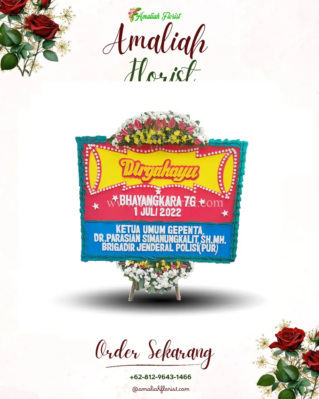 Papan Bunga HUT Ulang Tahun Pamulang